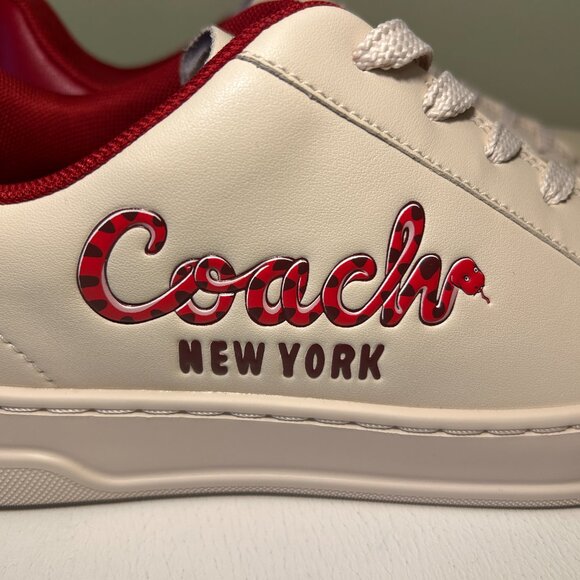 Coach New Year High Line Sneaker With Coach Snake Script - Picture 5 of 16